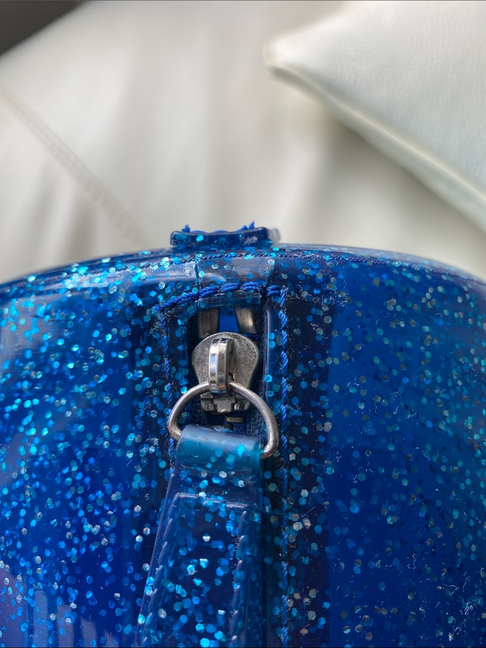 ๐ Host Pick๐ Furla Blue Glitter Candy bag - read description - Picture 17 of 17
